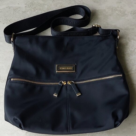 Calvin Klein Bags Calvin Klein Black Belfast Nylon Zip Messenger